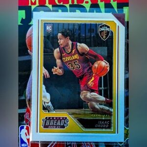 2020-21 Panini Chronicles Threads Isaac Okoro Rookie Cleveland Cavaliers